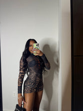 Load image into Gallery viewer, Cheetah Mesh Dress
