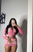 Load image into Gallery viewer, Pink Washed Hoodie Set

