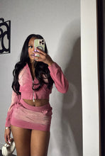 Load image into Gallery viewer, Pink Washed Hoodie Set
