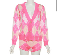 Load image into Gallery viewer, PinkDiamond Knitted Set
