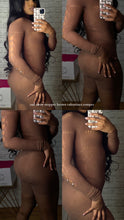 Load image into Gallery viewer, Brown Valentine Romper
