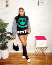 Load image into Gallery viewer, Black Smile Sweater
